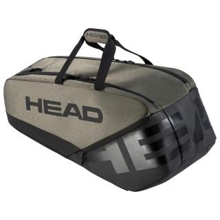 Head Tennis-Racketbag Pro X Racquet Bag L (Schlägertasche, 2 Hauptfächer) 2024 thymegrün/schwarz 9er